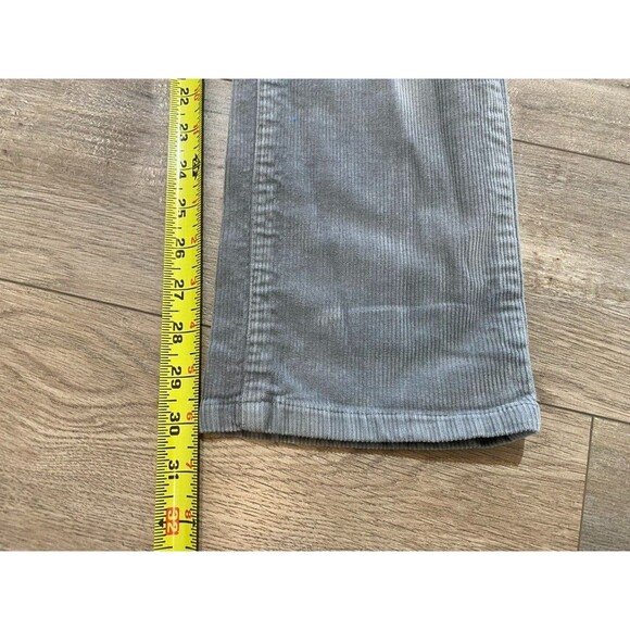 KATIN Corduroy Mens 30X30 Button Fly Gray Casual Stretch Flat Front Pants - Picture 9 of 12